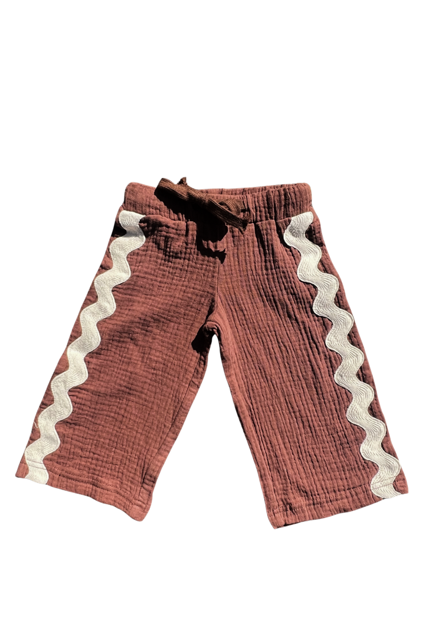 Squiggle Pant ✿ Chocolate Crinkle