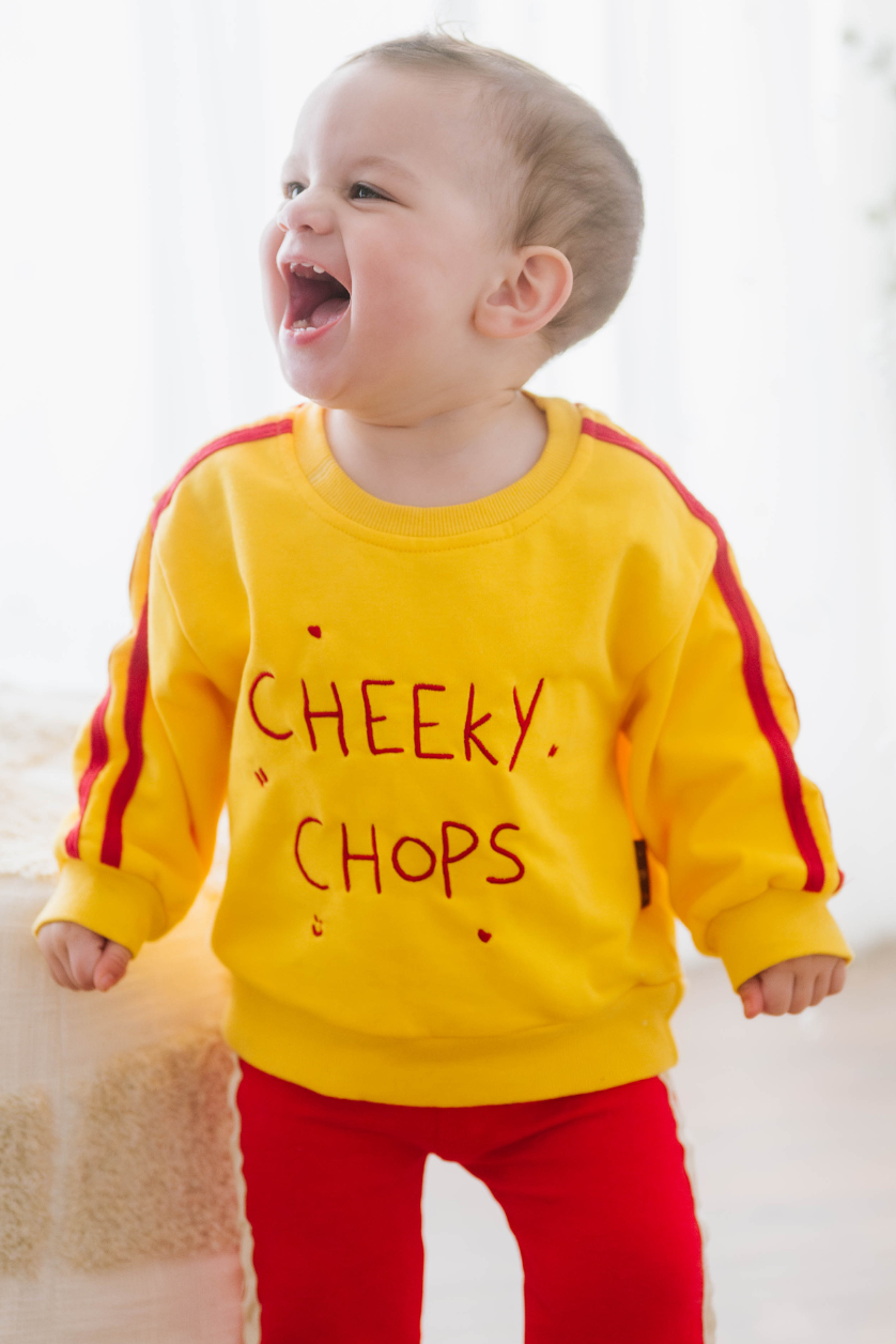 Cheeky Chops Jumper ✿ Sunshine