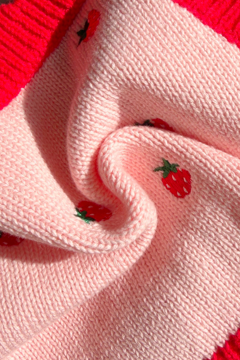 Tie Up Vest ✿ Strawberry Fields