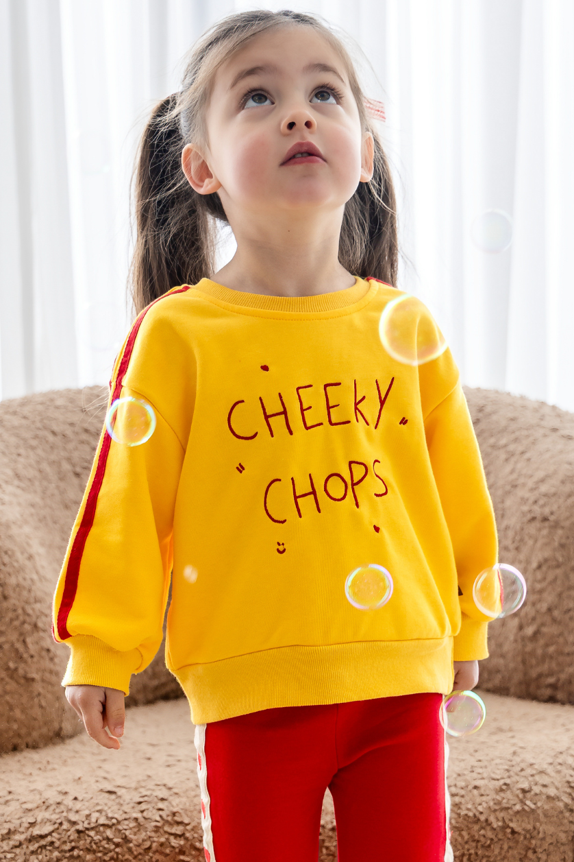 Cheeky Chops Jumper ✿ Sunshine
