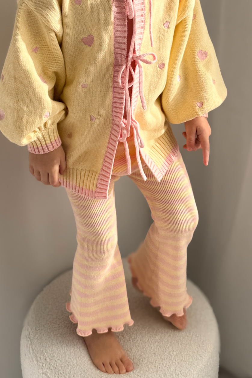Stripe Flares ✿ Pink Lemonade