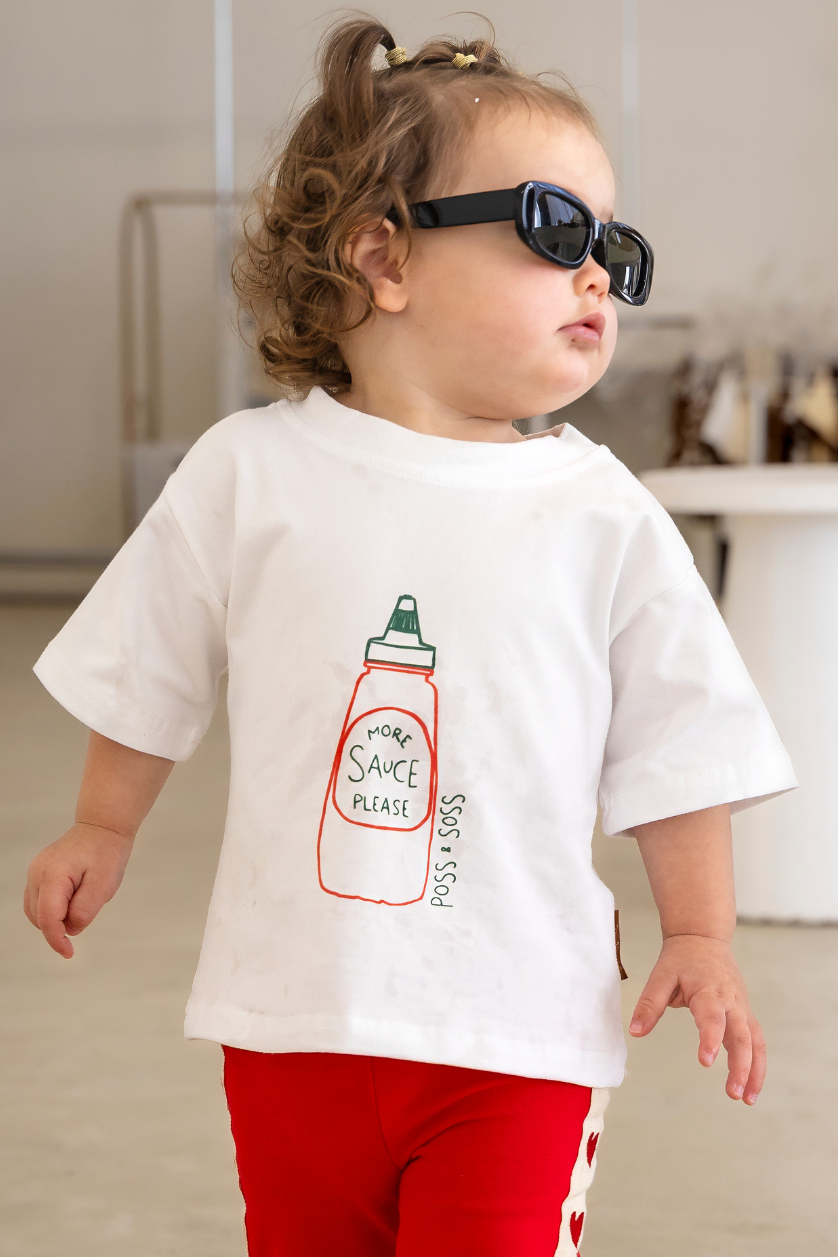Oversized Tee ✿ More Sauce Please