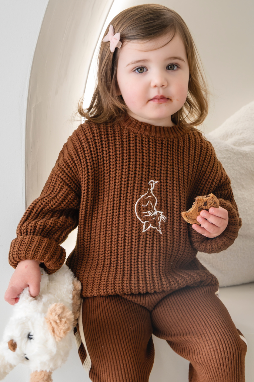 Chunky Jumper ✿ Chocolate Knit