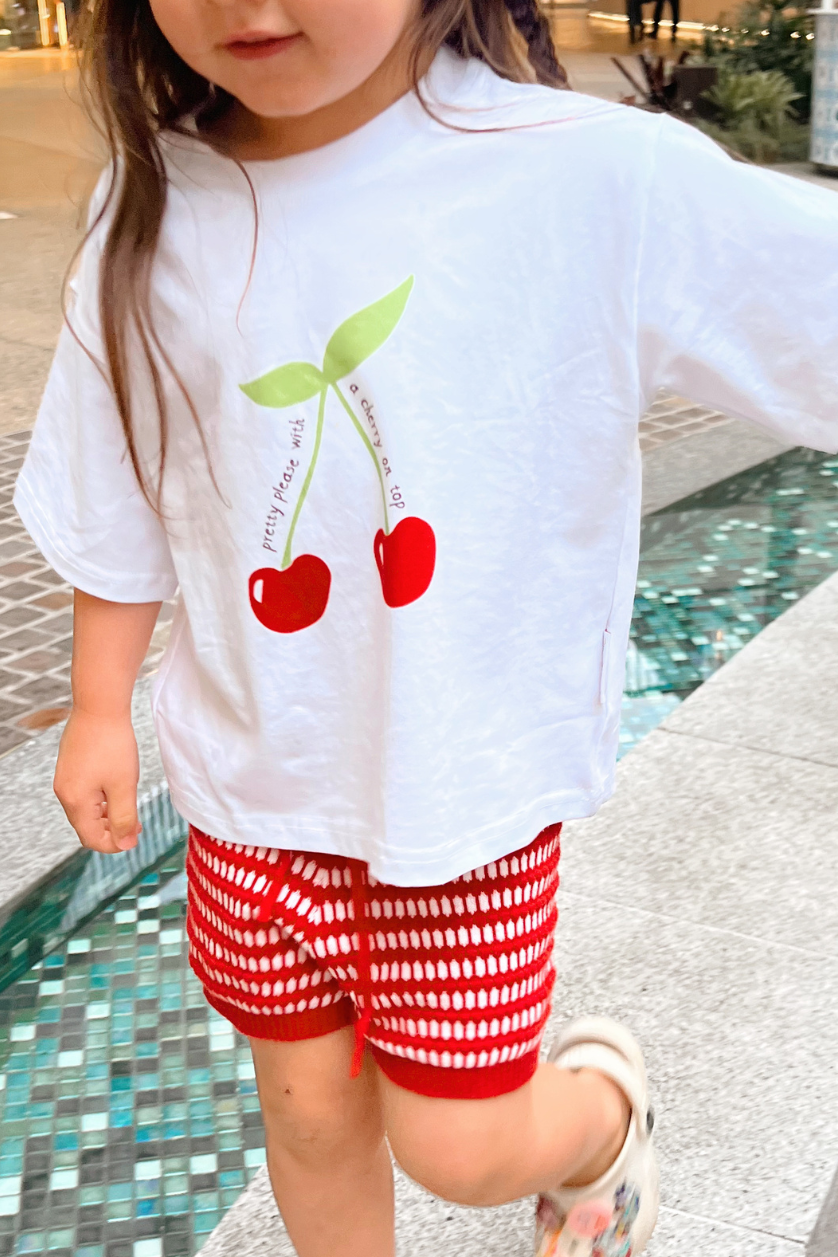 Oversized Tee ✿ Cherry