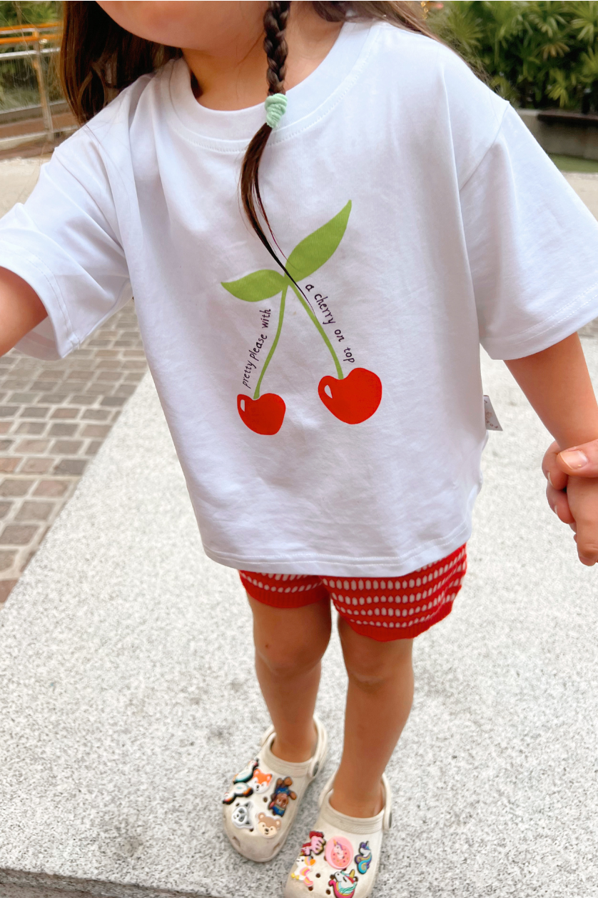 Oversized Tee ✿ Cherry