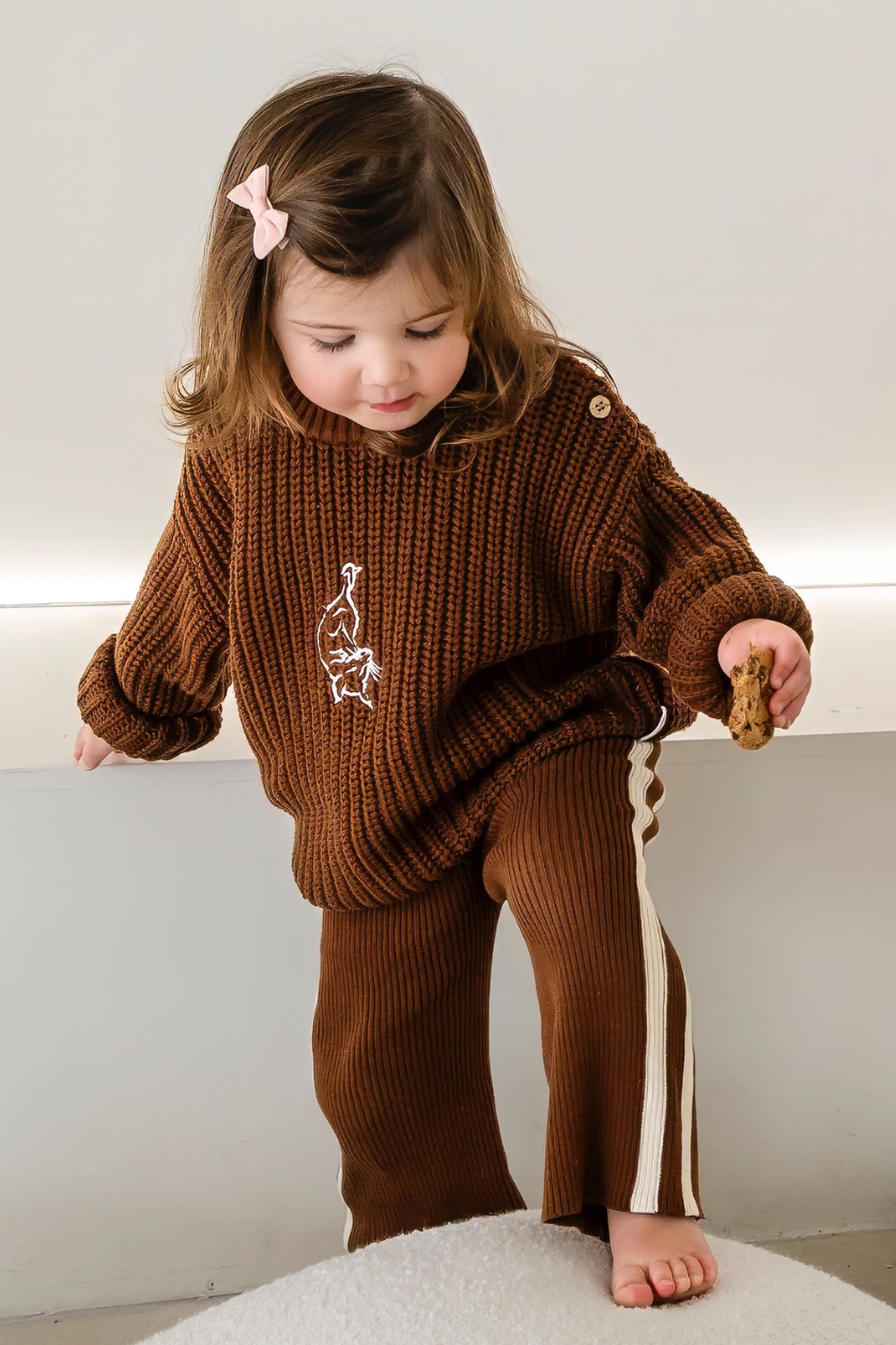 Chunky Jumper ✿ Chocolate Knit