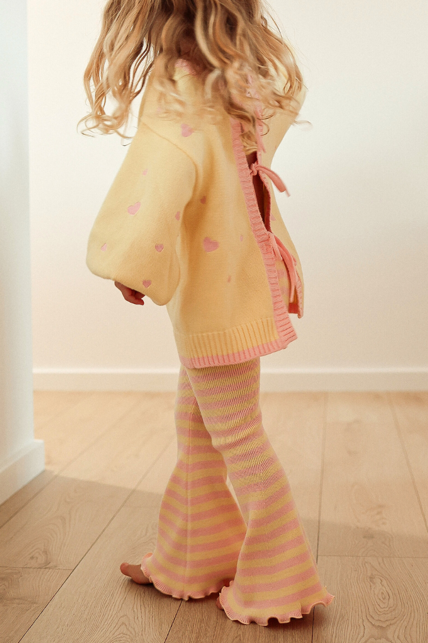 Stripe Flares ✿ Pink Lemonade