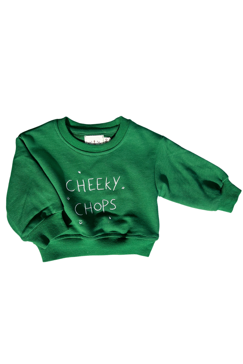 Cheeky Chops Jumper ✿ Emerald