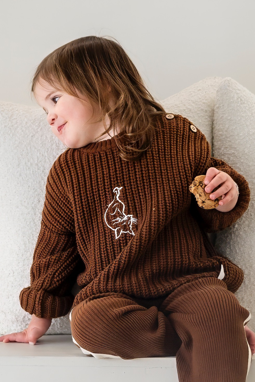 Chunky Jumper ✿ Chocolate Knit