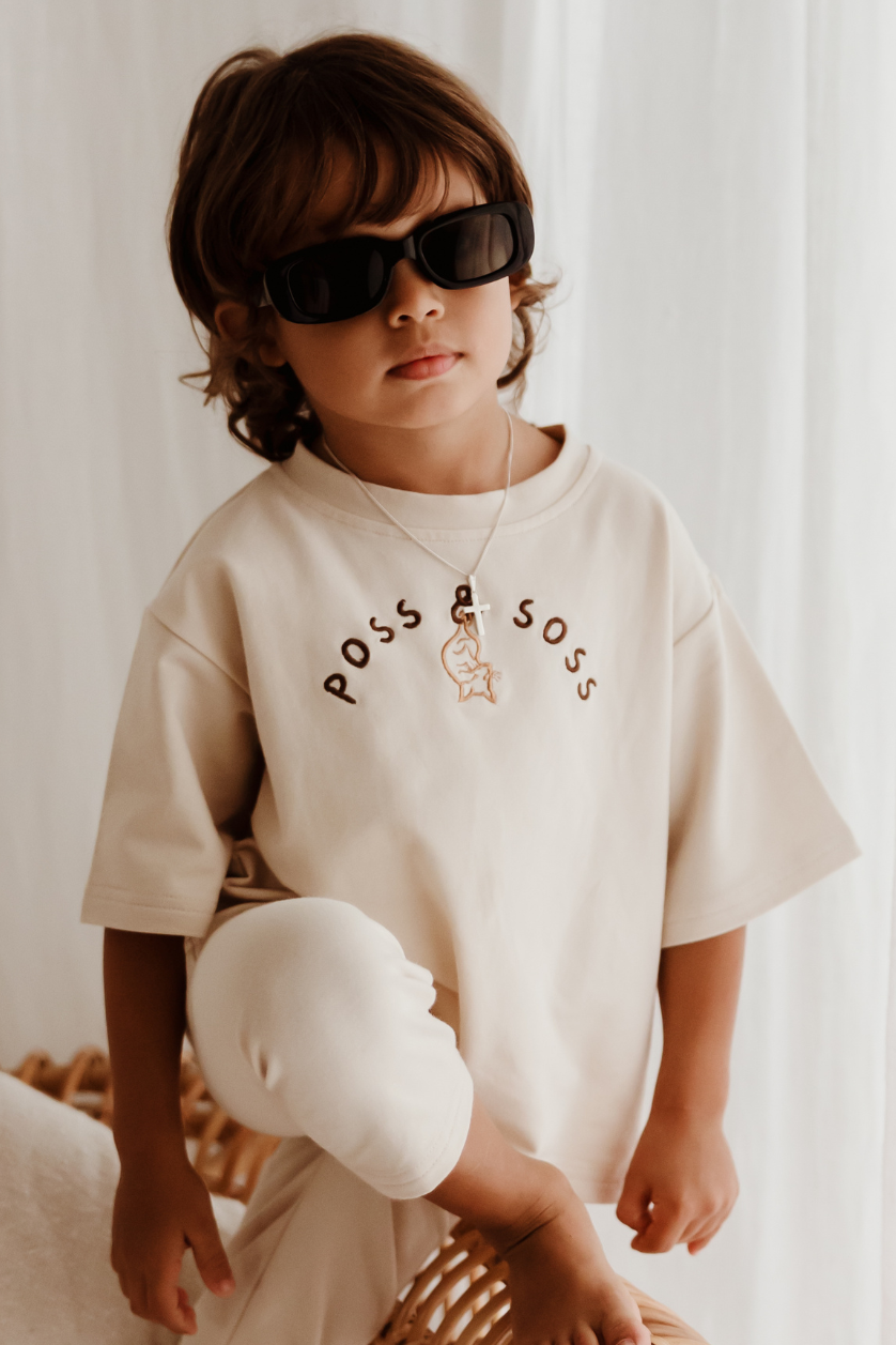 Oversized Tee ✿ Oat