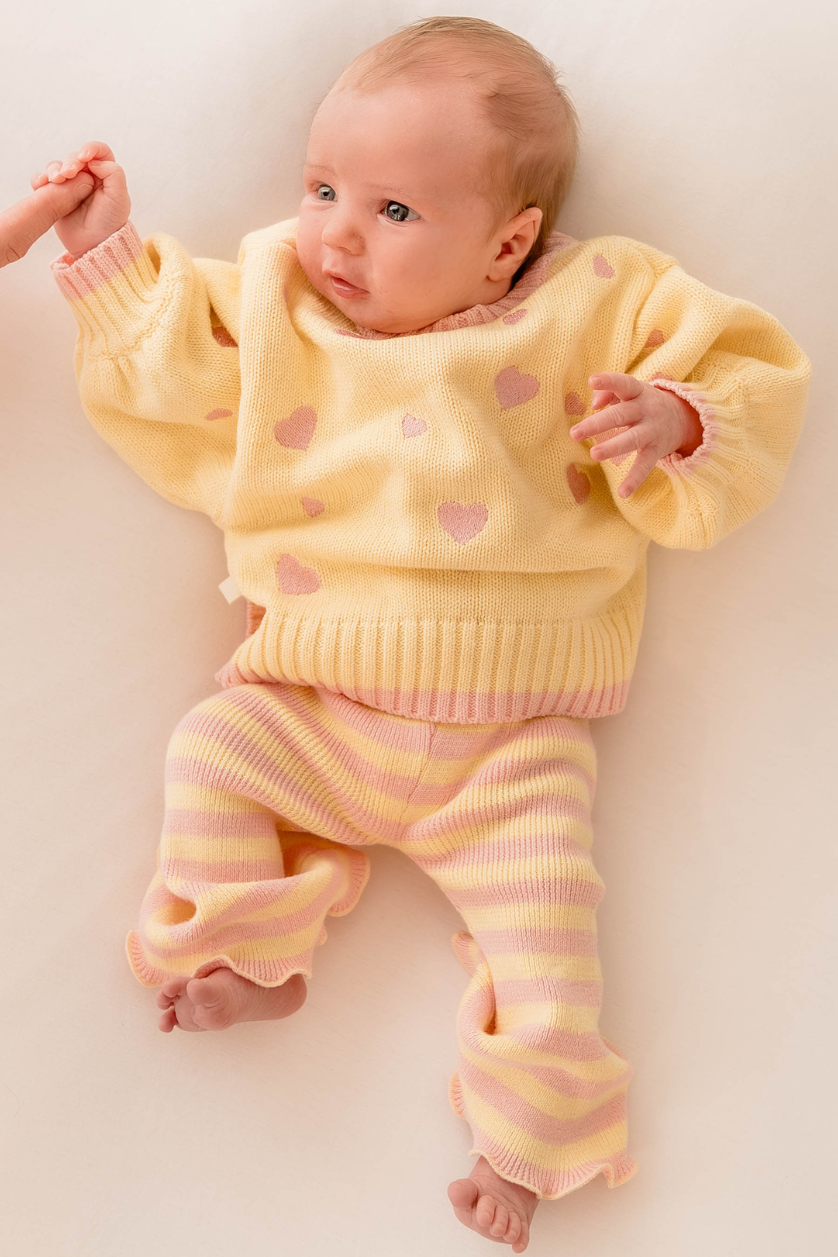 Stripe Flares ✿ Pink Lemonade