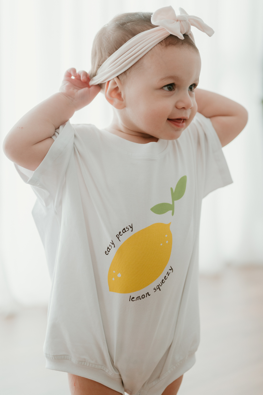 Oversized Romper ✿ Lemon Squeezy