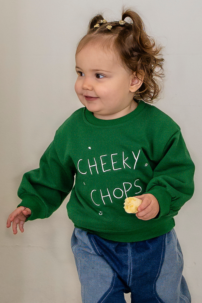 Cheeky Chops Jumper ✿ Emerald