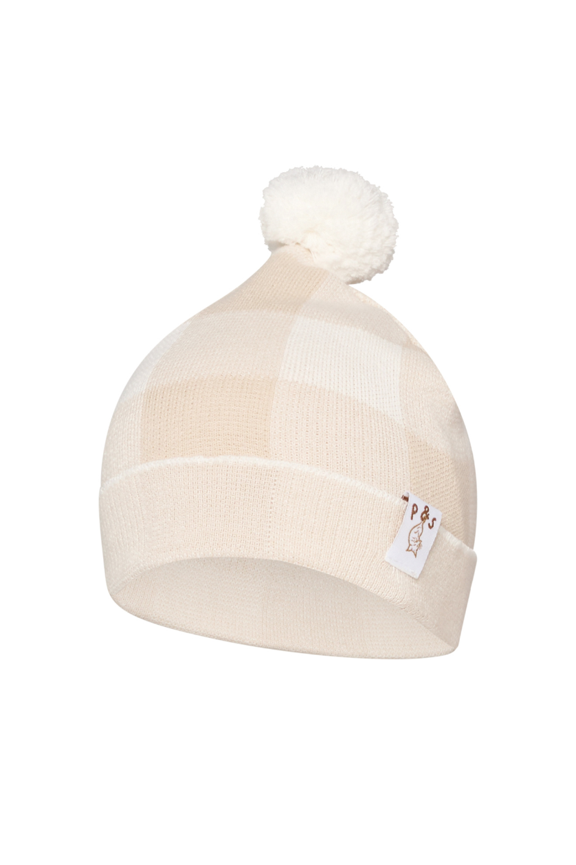 Beanie ✿ Gingham Knit