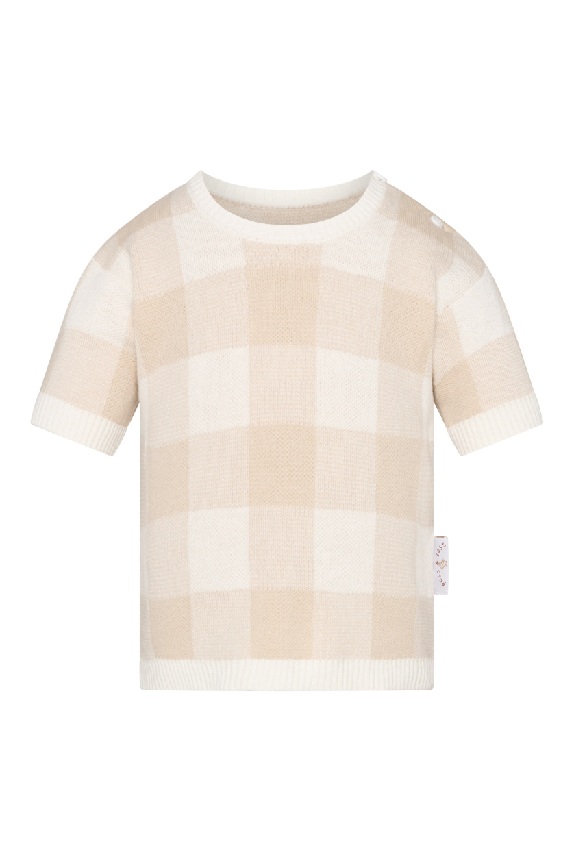 Oversized Tee ✿ Gingham Knit