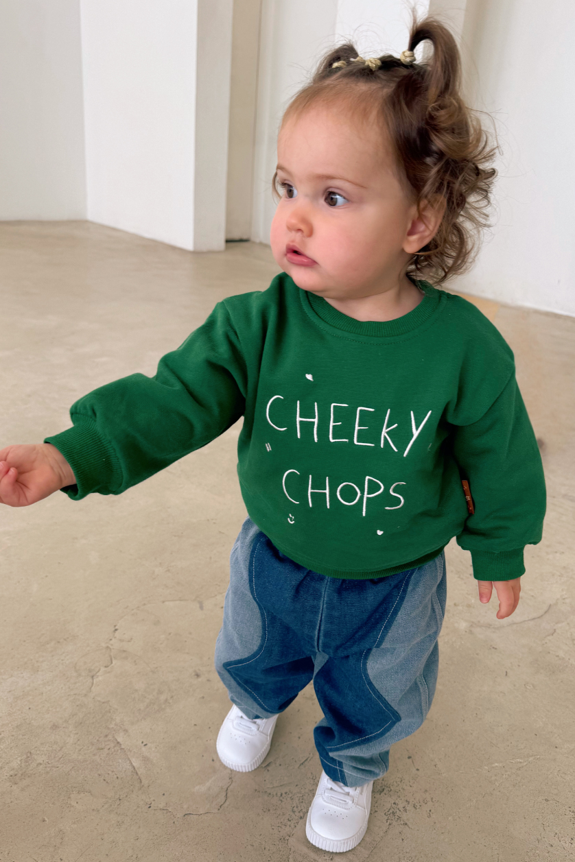 Cheeky Chops Jumper ✿ Emerald