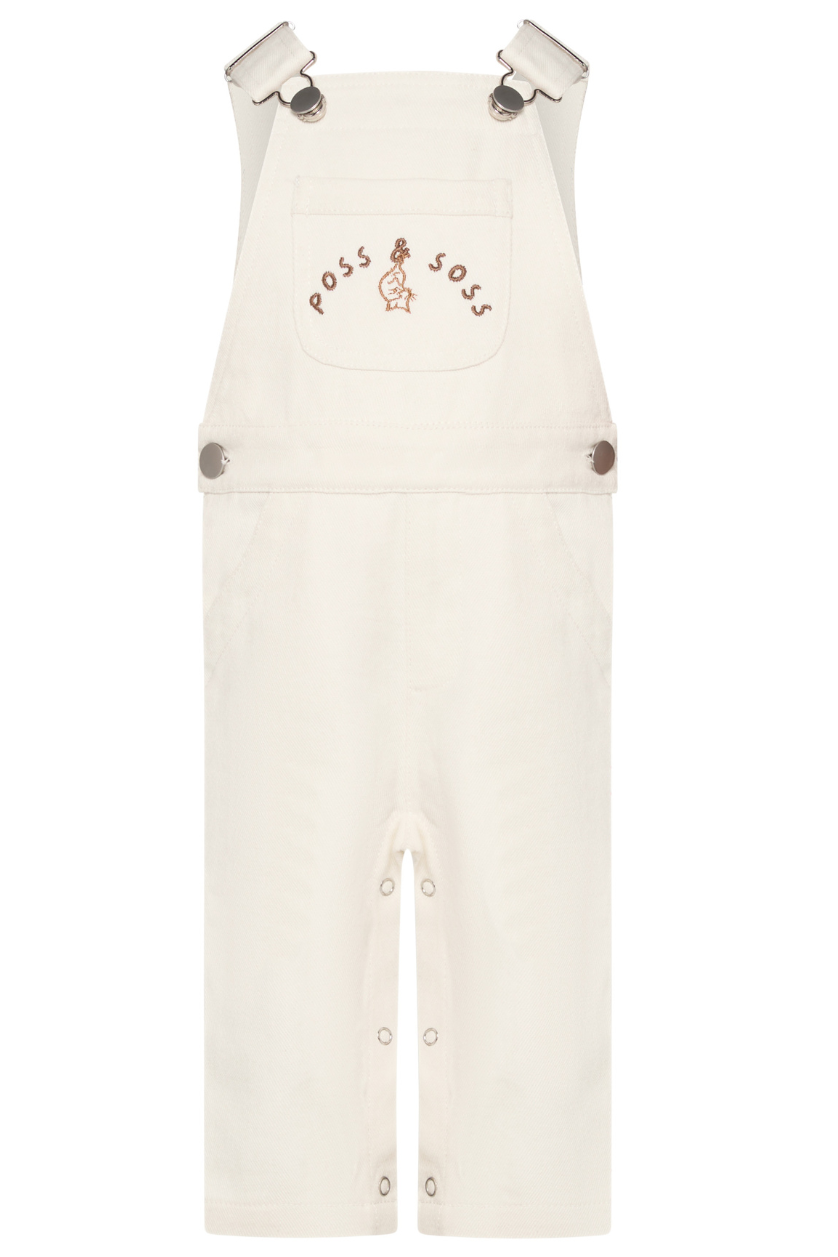Overalls ✿ Cream Denim