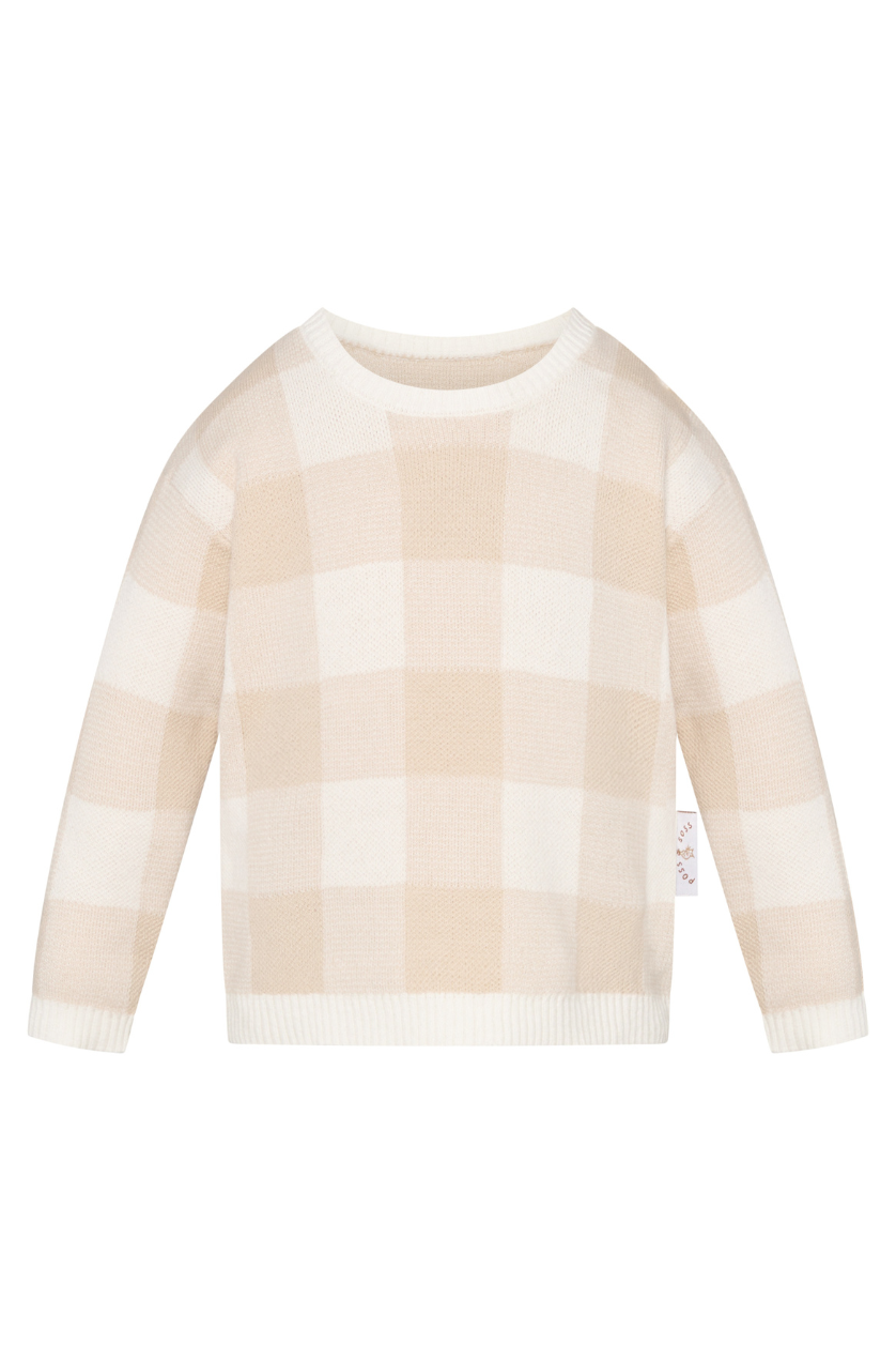 Oversized Jumper ✿ Gingham Knit