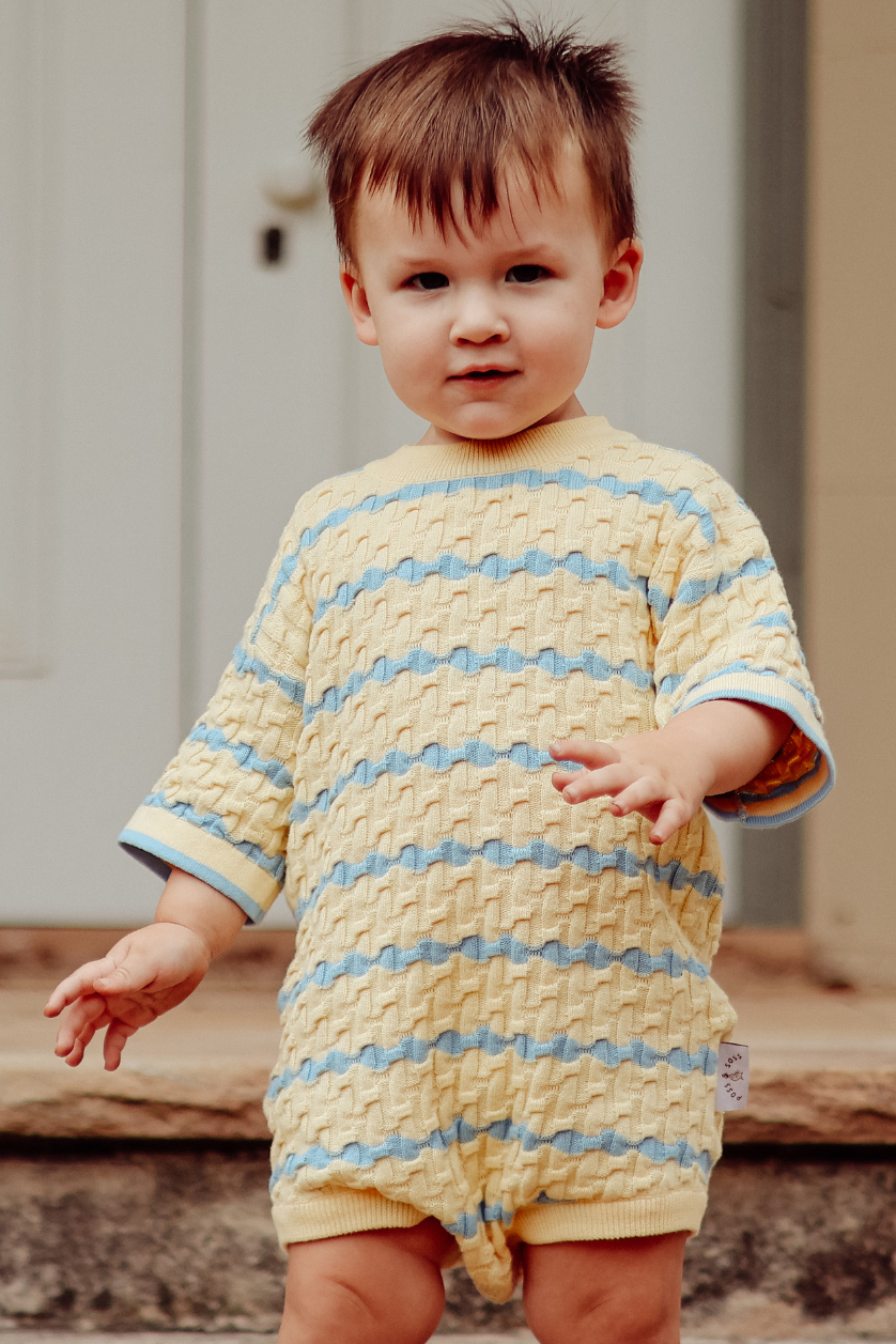 Oversized Romper ✿ Lemon Twist