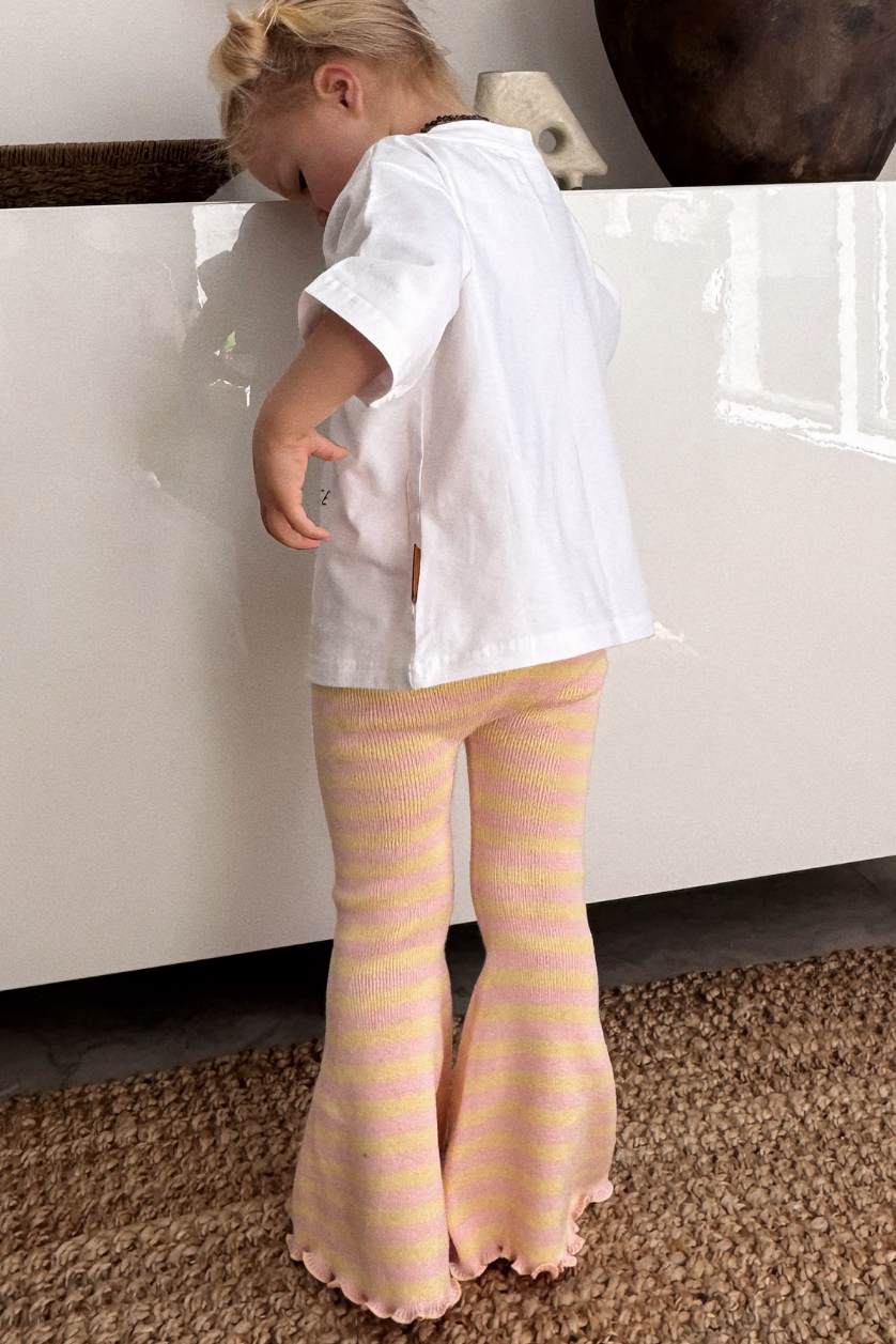 Stripe Flares ✿ Pink Lemonade
