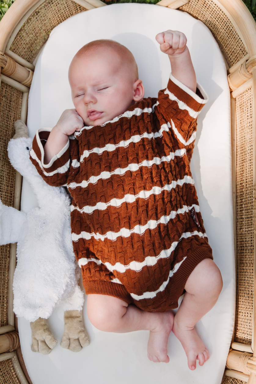 Oversized Romper ✿ Brownie