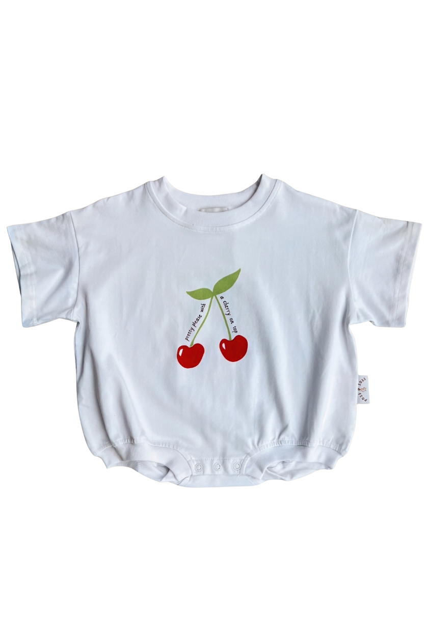 Oversized Romper ✿ Cherry