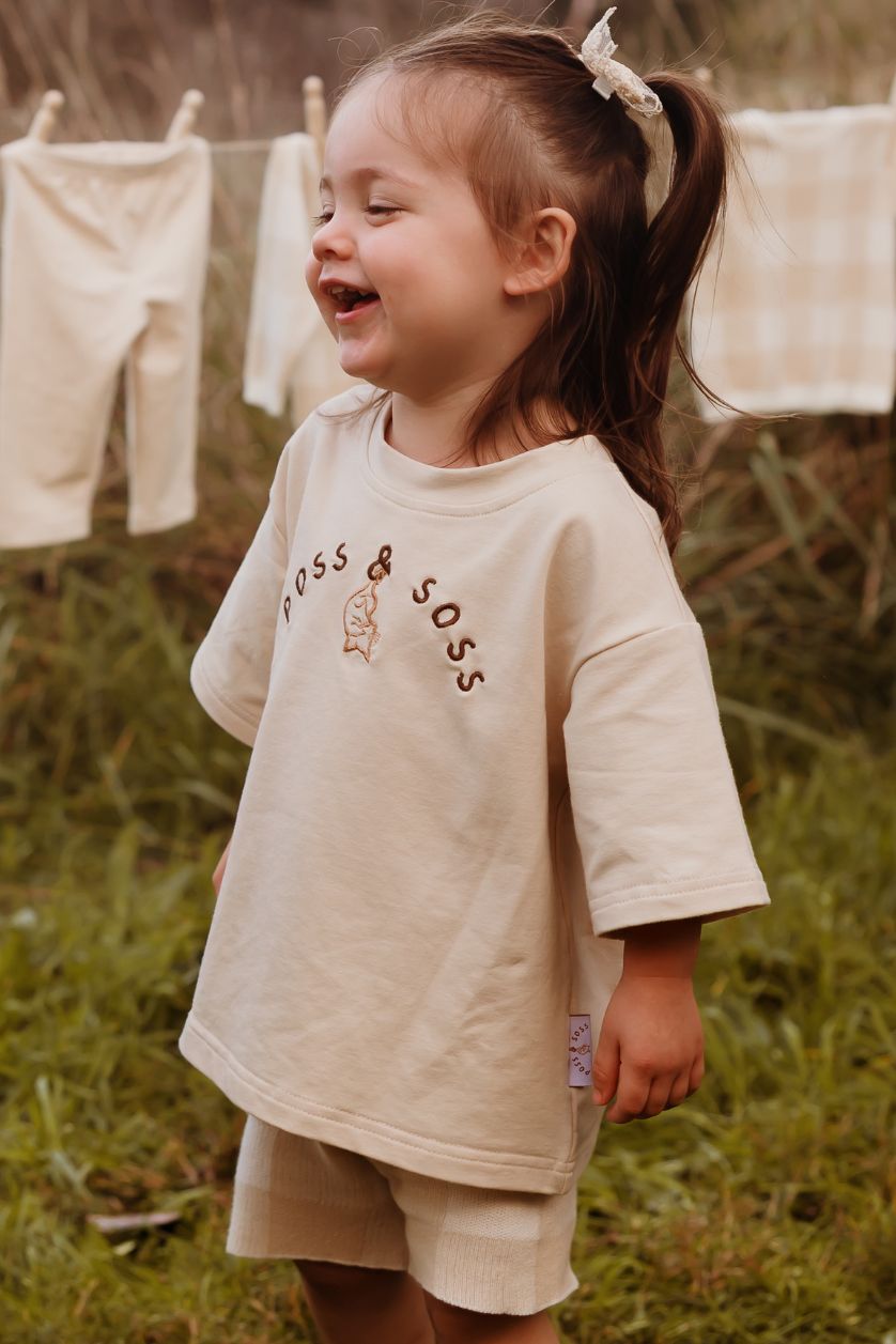 Oversized Tee ✿ Oat