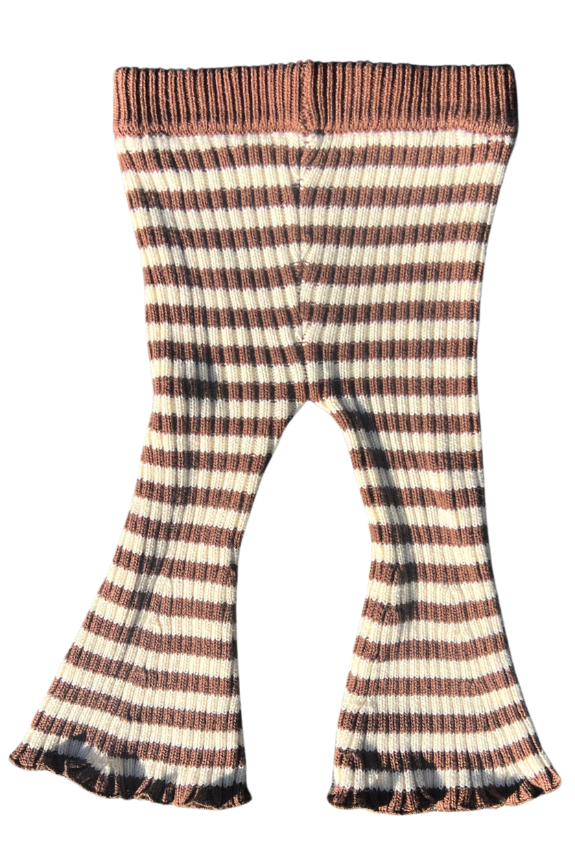 Stripe Flares ✿ Chocolate Cream