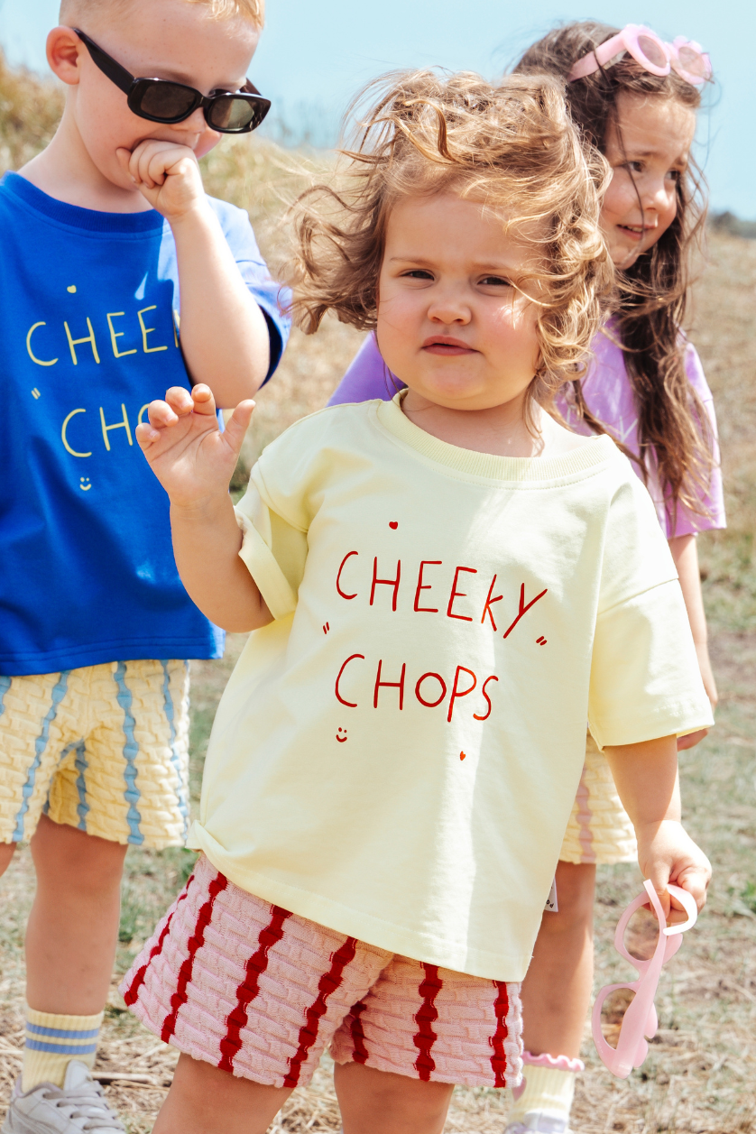 Cheeky Chops Tee ✿ Lemon