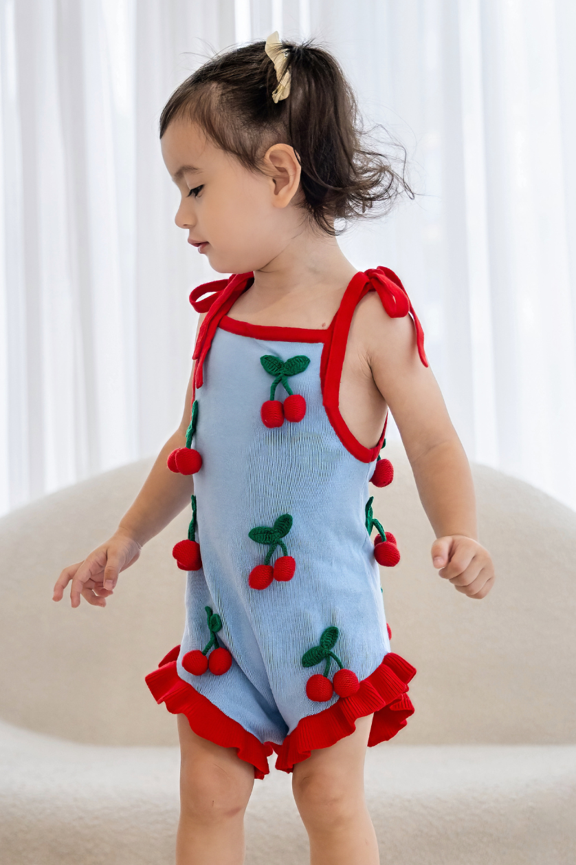 Ava Romper ✿ Cherry Bomb