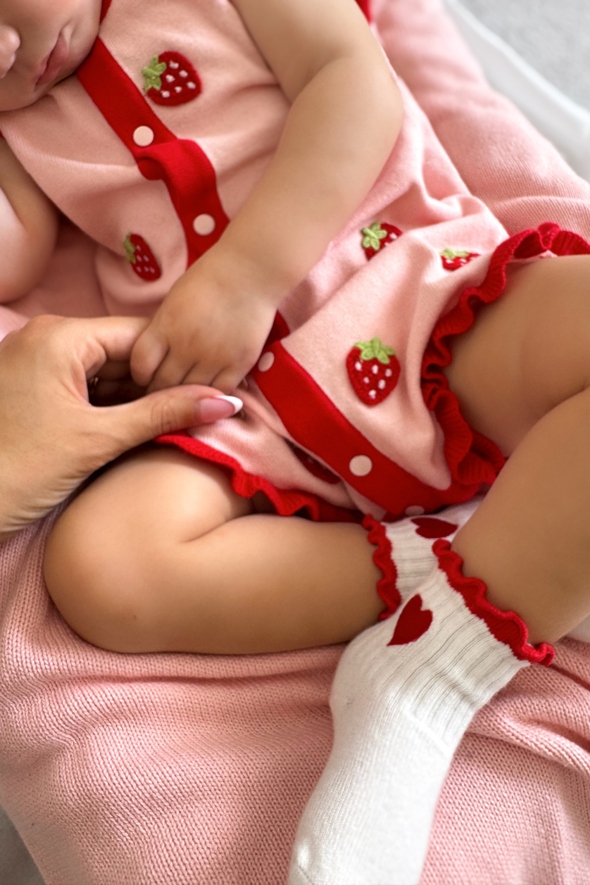 Cabbage Patch Romper ✿ Strawberry Fields