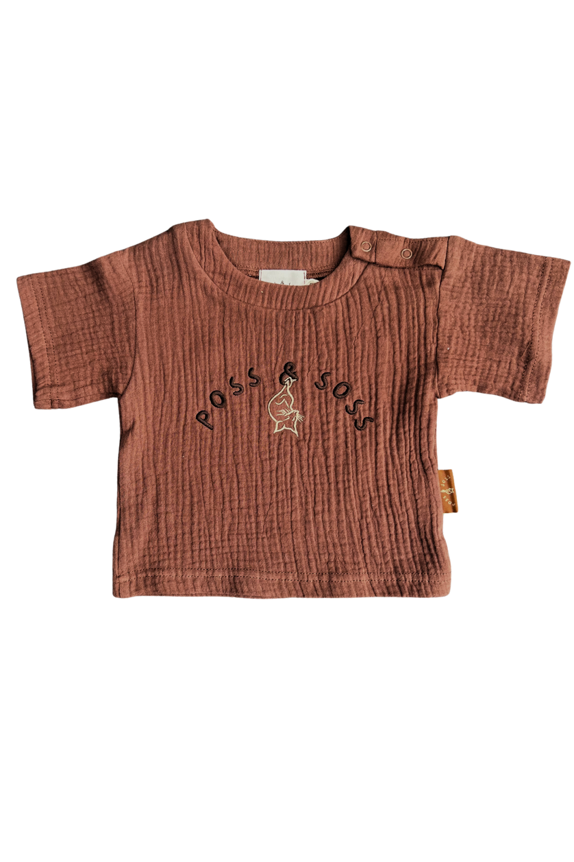 Oversized Tee ✿ Chocolate Crinkle