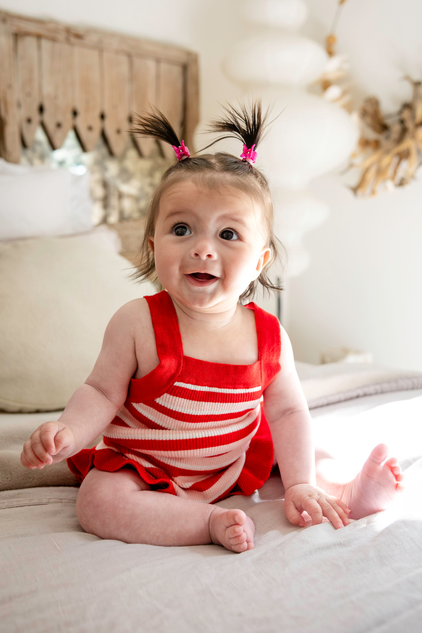 Rosie Romper ✿ Candy Stripes