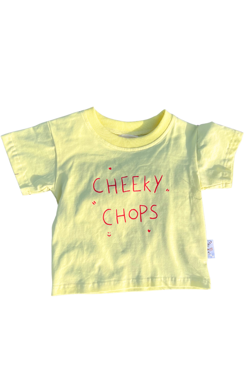 Cheeky Chops Tee ✿ Lemon