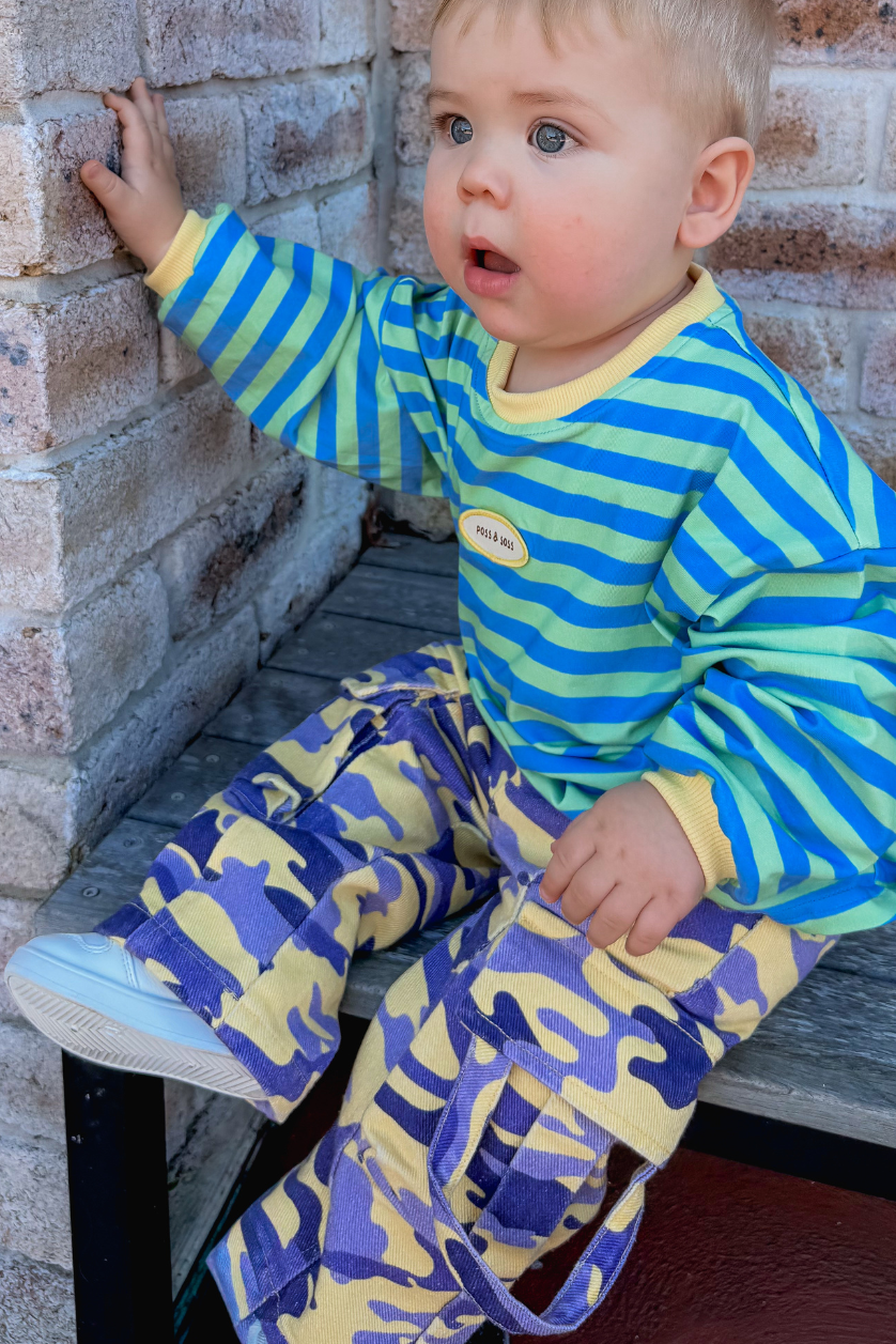 Camo Cargo Pant ✿ Ultraviolet