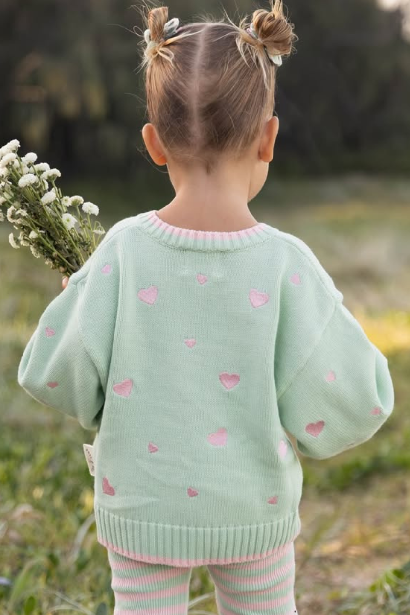 Heart Cardigan ✿ Garden Party