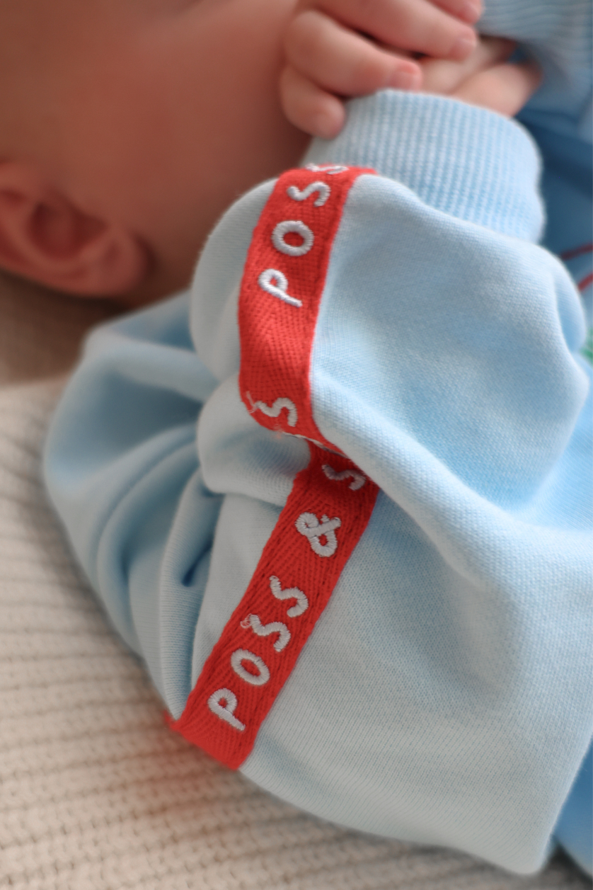 More Sauce Please Jumper ✿ Baby Blue