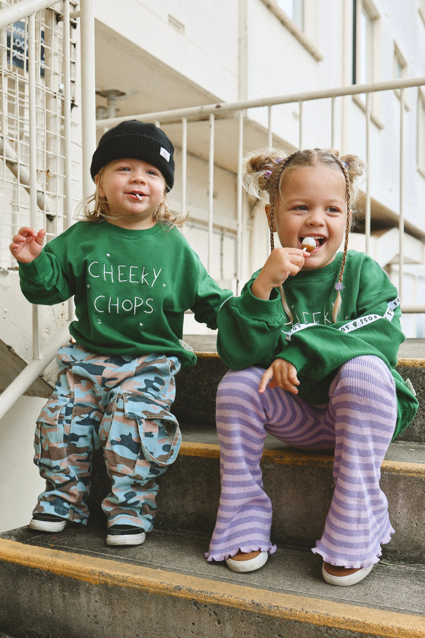 Cheeky Chops Jumper ✿ Emerald Green
