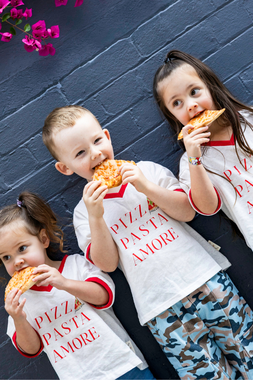 Oversized Tee ✿ Pizza Pasta Amore