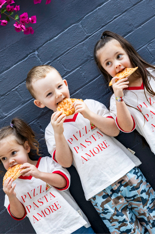 Oversized Tee ✿ Pizza Pasta Amore