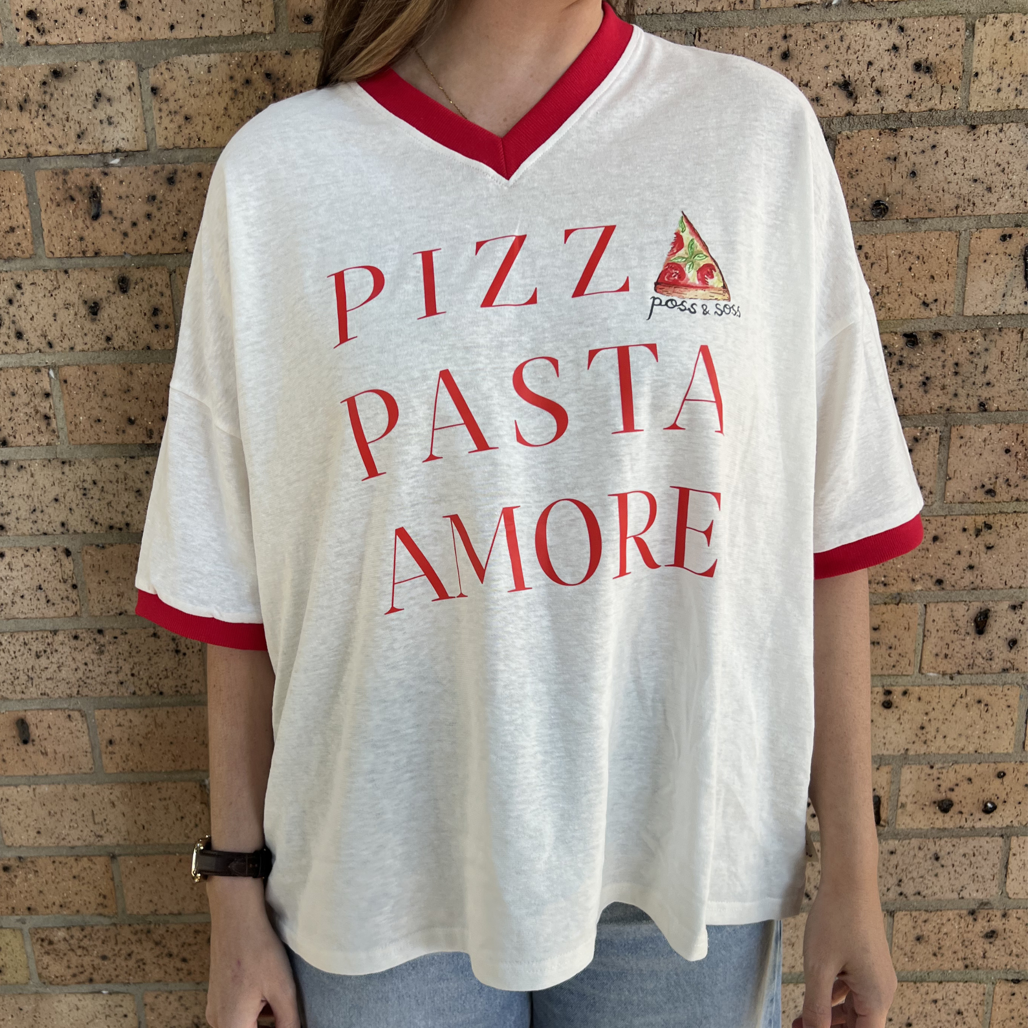 Women's Tee ✿ Pizza Pasta Amore