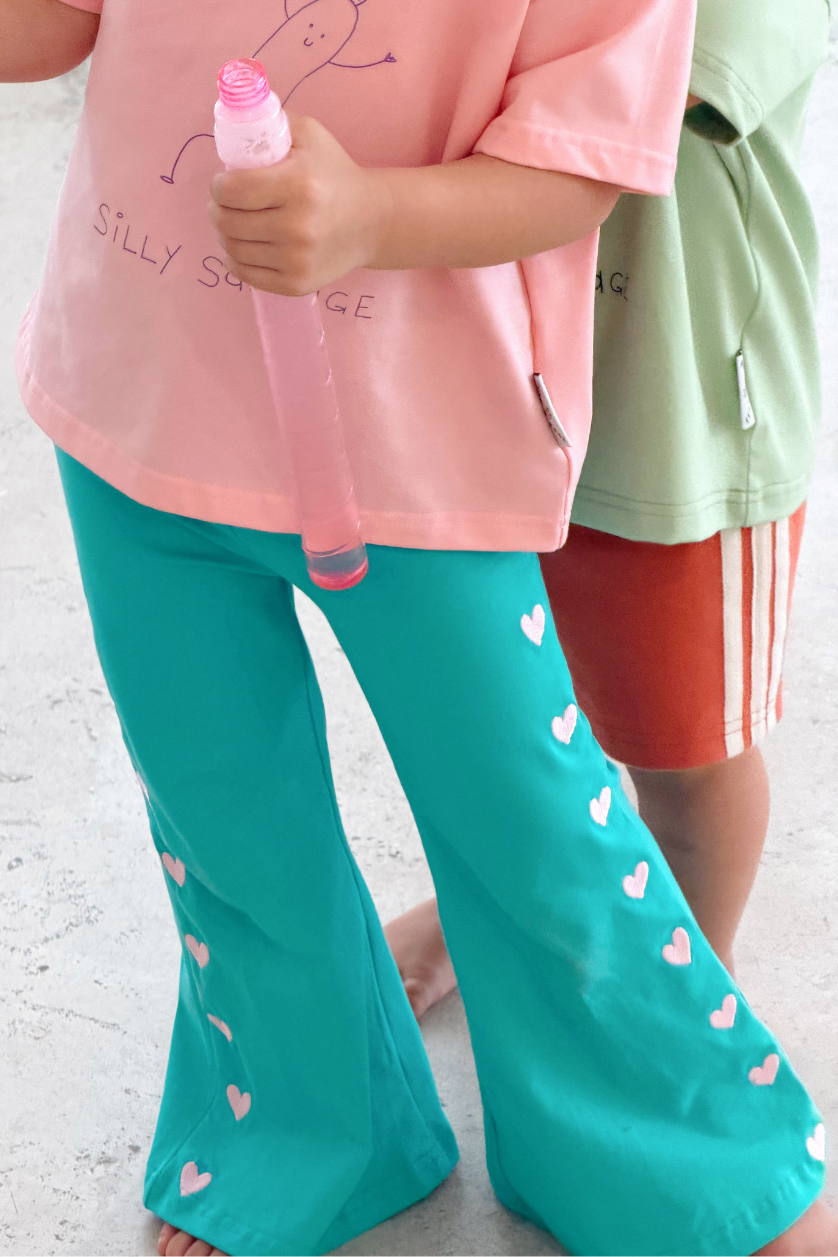 Heart Flares ✿ Aquamarine