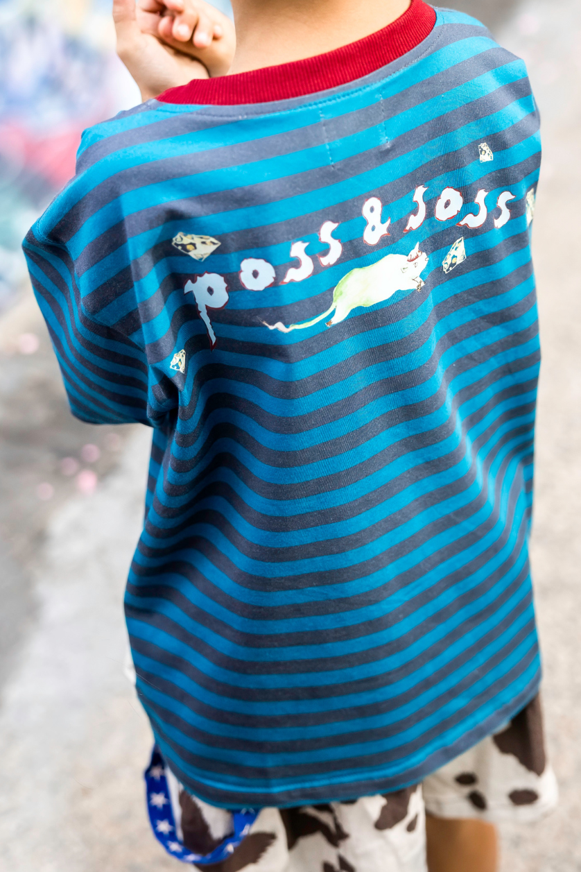 Stripe Oversized Tee ✿ Ratbag