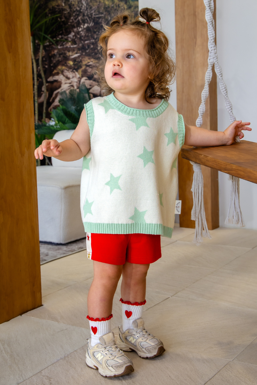Star Vest ✿ Mint