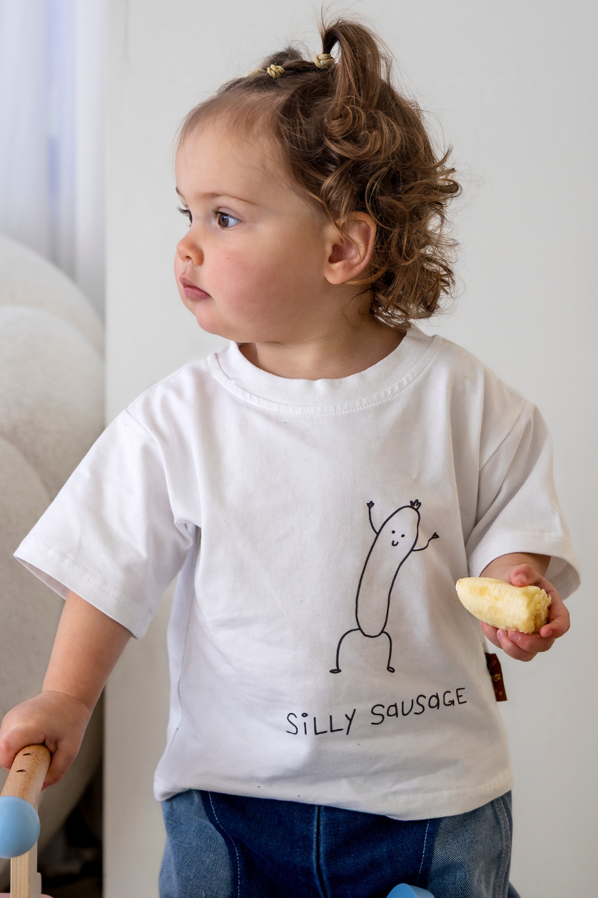 Oversized Tee ✿ Silly Sausage