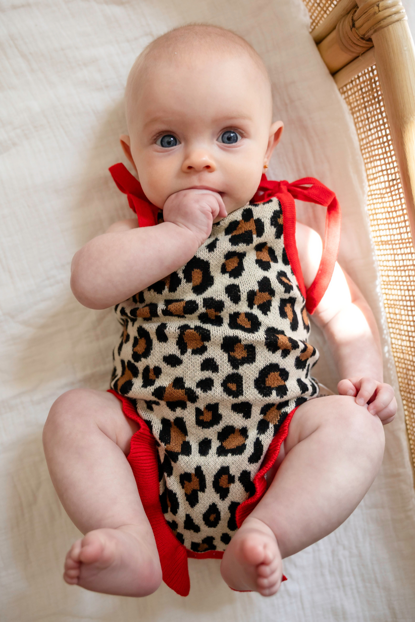 Ava Romper ✿ Leopard