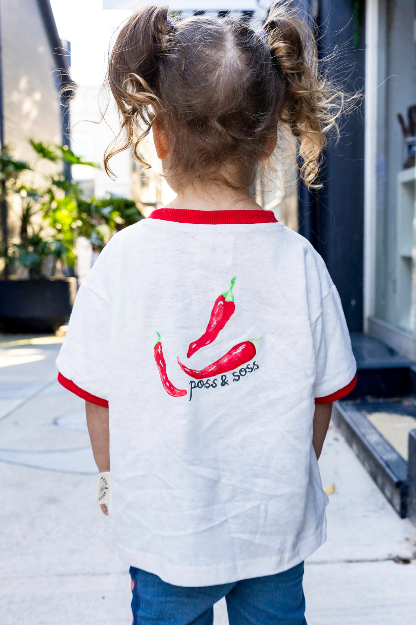 Oversized Tee ✿ Pizza Pasta Amore