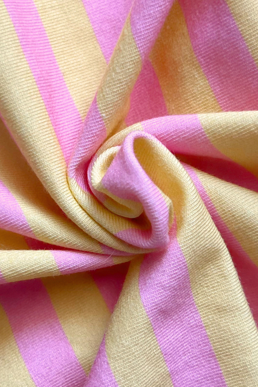 Stripe Long Sleeve Tee ✿ Pink Lemonade
