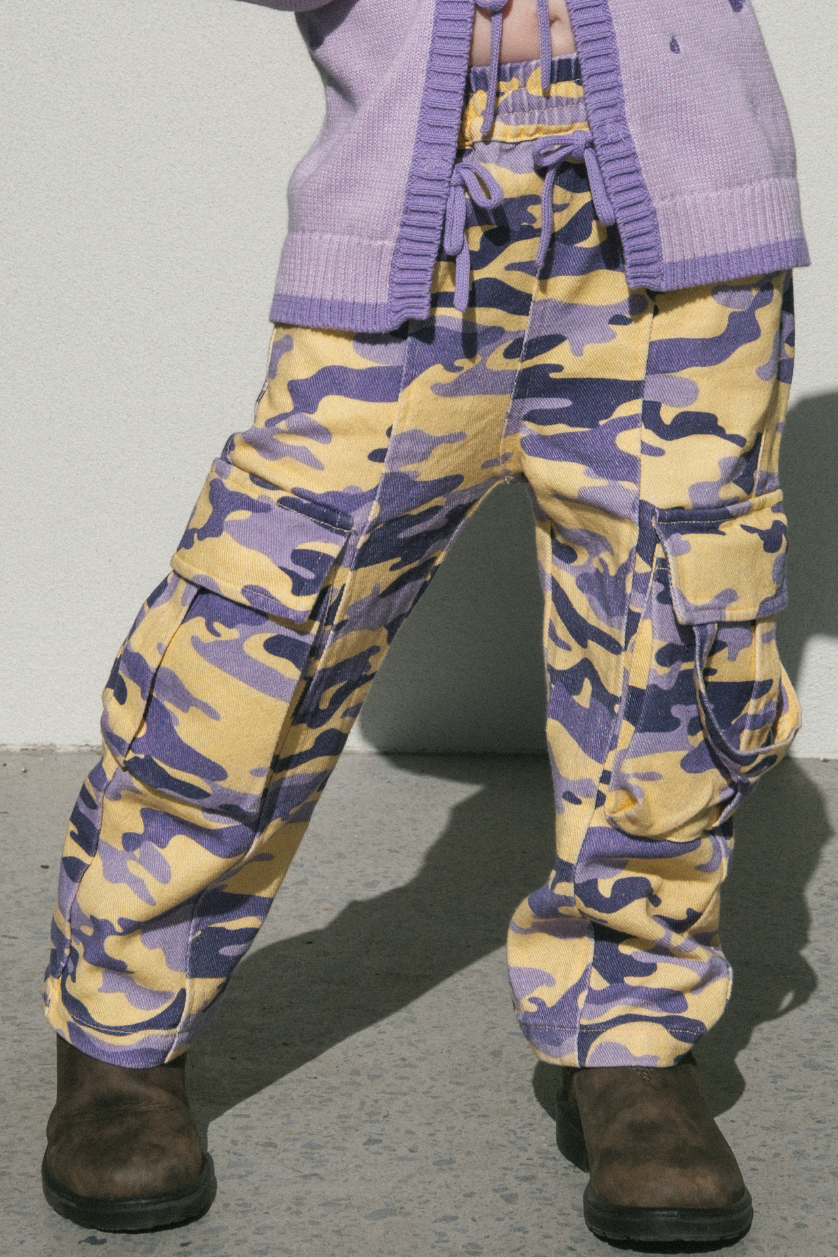 Camo Cargo Pant ✿ Ultraviolet