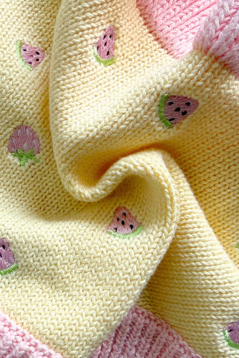 Tie Up Vest ✿ Pink Lemonade